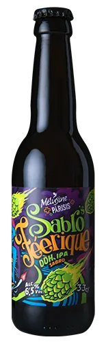 Bouteille de Sabro's Féerique, IPA double houblonnée de la brasserie Mélusine